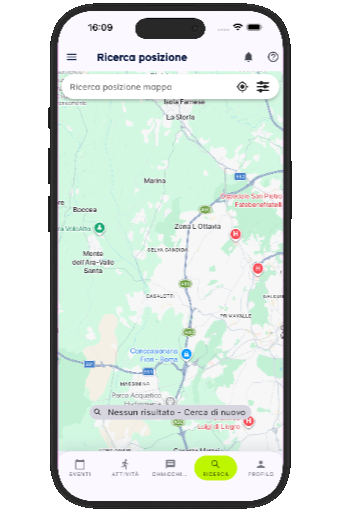 Search results screen